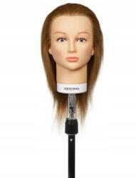 Sibel Fodrász fej edzés Természetes haj barna 30cm (0030211)