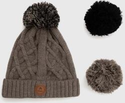 CABAIA sapka szürke - szürke Univerzális méret - answear - 9 490 Ft