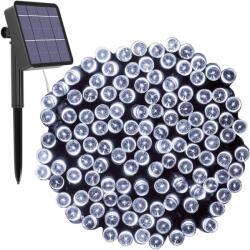 ProGarden 24 méteres 400 LED-es XXL napelemes kerti fényfüzér, hideg fehér (DX9540030)