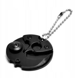  Mini Kis Kés, zsebkés, kulcstartó, rozsdamentes acél, 41mm átmérő (000003)