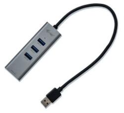 i-tec USB 3.0 Metal 3 port HUB Gigabit Ethernet (U3METALG3HUB) (25536)