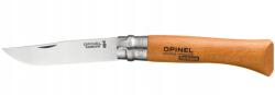 Opinel Összecsukható kés Opinel 10, szénacél, bükkfa, zár (No.10 Carbon)