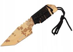 Kandar Desert Katonai Taktikai Kés Camo Finka ND51 (313)
