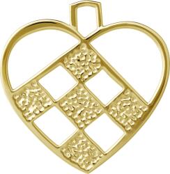 Rosendahl Accesoriu decorativ pentru pomul de Crăciun Karen Blixen inimă mic auriu (32561)
