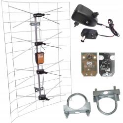 Pro DVB-T2 aktív antenna Sito Swa 2000 tápegység (0521)
