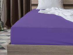  Cearsaf Jersey cu elastic 180 x 200 cm mov inchis