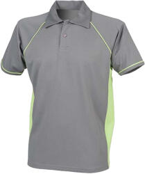 Finden & Hales Férfi Performance csöves póló póló 3XL szürke|sárga|zöld