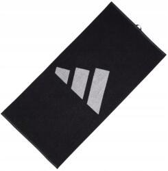 Adidas Törölköző adidas 3 Bar Towel IU1290 fekete 50x100cm /adidas (4067887832328)