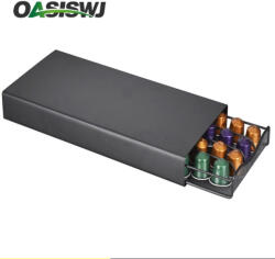 Oasiswj Fém Kapszulatartó Állvány 40 db Nespresso Kávékapszulához (JZ1384)