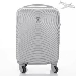 Leonardo Da Vinci LEONARDO DA VINCI Kabinbőrönd, XS méret, kivehető kerékkel - Ezüst (3036_Silver)