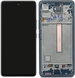 Samsung A536 Galaxy A53 5G fekete LCD kijelző érintővel és kerettel