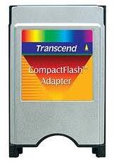 Transcend PCMCIA Adapter F/ CF CARD Card Reader (TS0MCF2PC)
