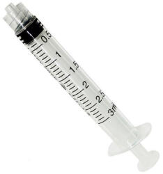 Fecskendő CHIRANA 3ml, Luer-Lock