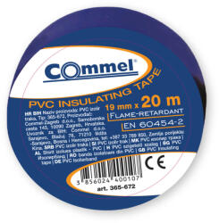 Commel szigetelőszalag kék 19mm x 20m 1 db (365-672) - szerek