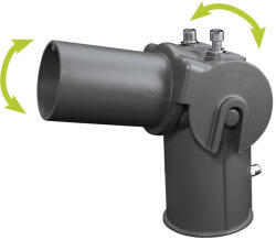  Tartókonzol állítható dőlés szögű, Commel utcai lámpához 60mm/60mm (326-951) - szerek
