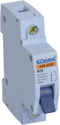 Commel kismegszakító 20 A 1P B 6kA (465-020) - szerek
