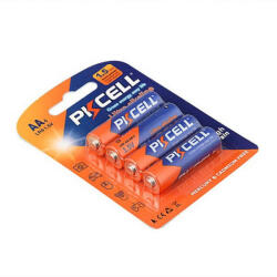 PKCELL Alkaline elem AA LR6 4darab (PKCELLALR64) - szerek
