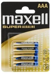 VEZ Maxell Elem - Szuper Alkáli elem, 4db AAA (LR03), 1, 5V (no mercury) (18731) - laptopszervizerd