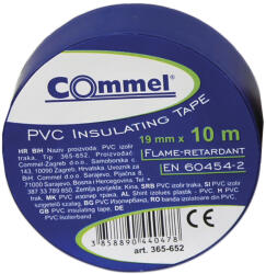 Commel szigetelőszalag 19mm x 10m kék 1 db (365-652) - szerek