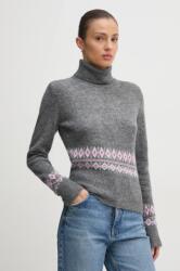 Benetton gyapjúkeverék pulóver női, szürke, 1126E203J - szürke XS