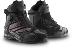  IXON BULL 2 WP ULTRA vízálló motoros cipő | Black/Anthracite/Red