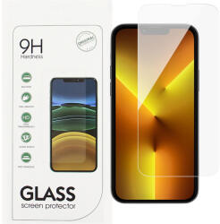 Apple 13 / 13 Pro / 14 / 16e üvegfólia, tempered glass, előlapi, edzett, 9H, 0.3mm