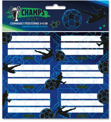 Ars Una füzetcímke 3x6 db-os - Champs