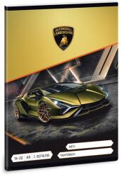 Ars Una 2. osztályos vonalas füzet A5 - Lamborghini Gold