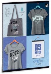Ars Una A5-ös sima füzet - Shirts 2
