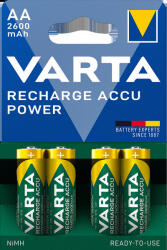 VARTA Rechargeable Accu AA 2600mAh (4) 5716