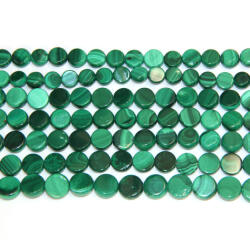  Malachit Disc 7, 9, 8 mm - Margele Pietre Semipretioase