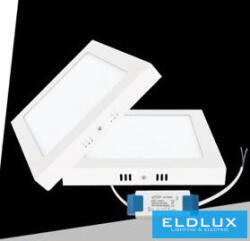 UNIVERSO Négyzet alakú falon kívüli LED panel 12w 1200lm CCT/kap. 120° IP20 Fehér 170x170x35mm 3év (P170B-Q3C)