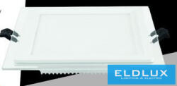 ELDLUX Négyzet alakú süllyesztett LED panel 12w 1100lm CCT/kap. 120° IP20 Fehér 120x120mm kivágás: 94x94mm (P125E-Q3C) - dreamlighting