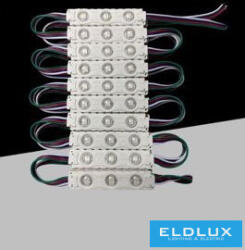 UNIVERSO LED modul 3xSMD-5050 DC: 12V 1.5w RGB 75x15mm 20db/csomag (5050-7515-RGB)
