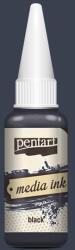 Pentart Media ink, tintafesték, 20 ml - fekete