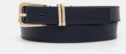 Tommy Hilfiger bőr öv sötétkék, női, AW0AW16602 - sötétkék 75