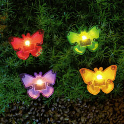  Napelemes pillangók - 9 x 9 x 8, 5 cm (KLAMP-029)