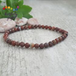 Kristály Jóga Shop Breccsajáspis 4 mm-es ásvány karkötő