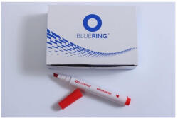 BLUERING Flipchart marker rostirón vizes vágott végű 1-4mm, Bluering® piros - vegyesbolt