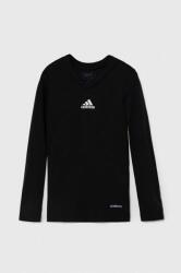 Adidas gyerek hosszúujjú TEAM BASE TEE fekete, nyomott mintás, GN5710 - fekete 128