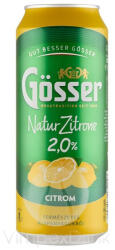 Gösser NaturZitrone 2% 0, 5l DOB /24/ DRS - vegyesbolt