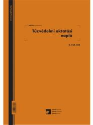 Pátria Nyomtatvány Tűzvédelmi oktatási napló 24 lapos füzet A/4 álló (B.VALL.350) - irodasziget