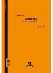 Pátria Nyomtatvány Kiseladási bárca-összesítő 50×2 lapos tömb A/4 álló (A.ERDO.224/V)