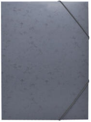 BLUERING Gumis mappa A4, festett prespán mintás karton Bluering® szürke - vegyesbolt