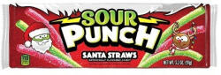  Sour Punch Santa Straws Green Apple and Berry savanyú gumicukor 91g - vegyesbolt