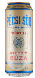 Pécsi Sör Prém. Búza szűretlen 0, 5l DOB 5%DRS - vegyesbolt