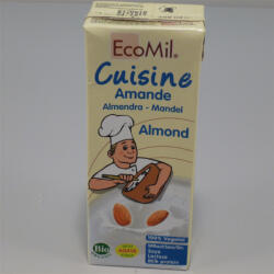 Ecomil Ecomil bio növényi mandula főzőkrém 200 ml - vegyesbolt