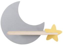  Aplica de perete MOON 5W LED IQ KIDS Gri+Auriu