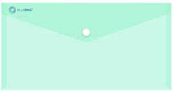 BLUERING Irattartó tasak DL 'csekk' patentos PP Bluering® transzparens zöld - vegyesbolt