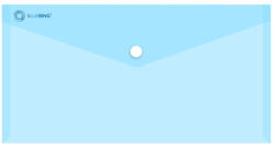 BLUERING Irattartó tasak DL 'csekk' patentos PP Bluering® transzparens kék - vegyesbolt